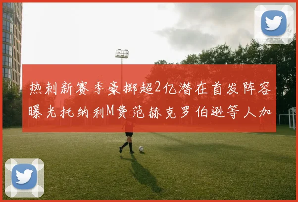 热刺新赛季豪掷超2亿潜在首发阵容曝光托纳利M费范赫克罗伯逊等人加盟